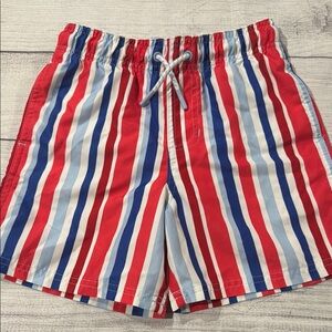 Cat & Jack Boys Striped Swim Trunks